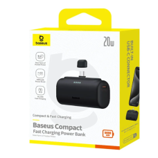 УМБ Baseus Compact Fast Charging Power Bank Type-C Edition 5000mAh 20W Black P10068306113-00 new