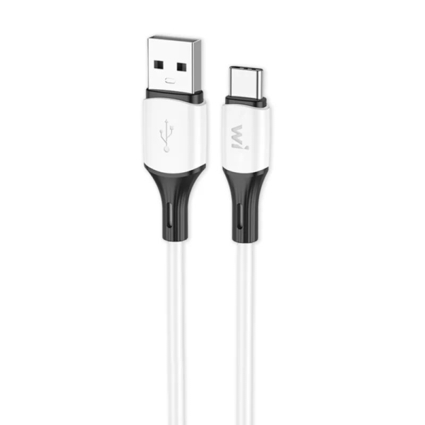 Кабель Wibrand Mamba Type-C silicone charging data cable 1m White new