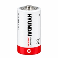 Батарейка циліндрична (бочонок) С Hyundai R14 сольова