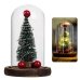 Нічник LED Новорічна ялинка в колбі USB 15 х 9 см зелений Нічник LED Новорічна ялинка в колбі USB 15 х 9 см зелений