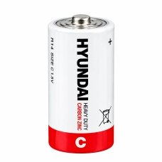 Батарейка циліндрична (бочонок) С Hyundai R14 сольова
