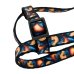 Шлея для котів та собак XS Апельсини WAUDOG Nylon 319-4054 з QR паспортом 10 мм 28-40 см різнобарвний