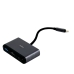 USB-хаб зовнішній 4 порти Usams SJ627 Туре-С 0.1 м сірий