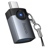 Перехідник HOCO UA46C Victory Type-C male to USB female adapter new