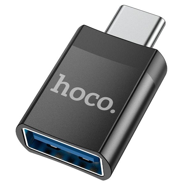 Адаптер HOCO UA17 Type-C male to USB female USB3.0 adapter Black new