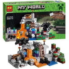 Конструктор BELA 10174 My World Печера 249 деталей