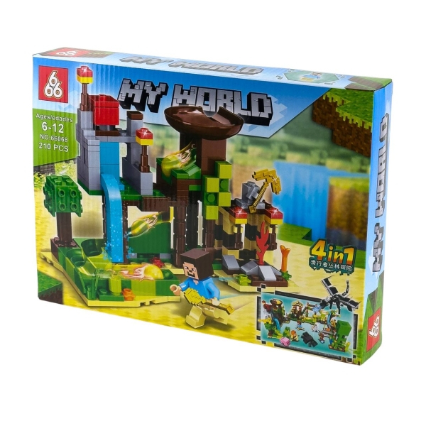 Конструктор Minecraft 66068 My World 210 деталей