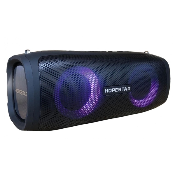 Колонка портативна Hopestar А6 Party Bluetooth FM LED чорний