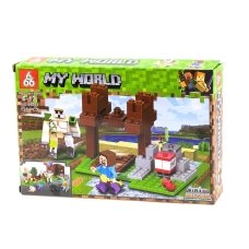 Конструктор Minecraft 66063 My World 125 деталей