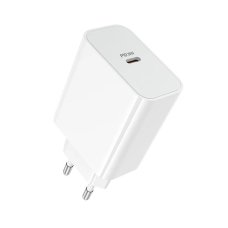 Мережевий зарядний пристрій BOROFONE BA107A Stellar single port PD30W charger (EU) White new