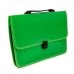 Папка-портфель А4 Economix E31641-13 пластик зелений