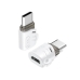 Перехідник USB Type-C M/microUSB F XO NB256G білий