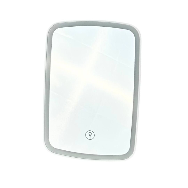 Дзеркало косметичне настільне з LED підсвіткою TVT-11 білий