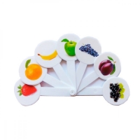 / Веер цветов и фрукты