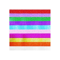 / Фоамиран самоклейка с глитером 20*30 см 2 мм 10 цветов