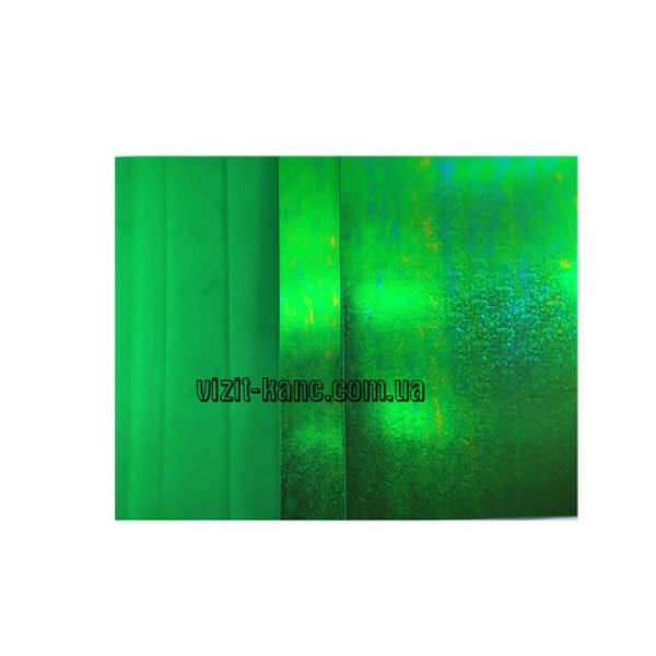 / Фоамиран, EVA, 1,5 мм лазерний. 10 листов 20*30см Зелений (ціна за 1шт.)