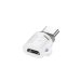 Перехідник USB Type-C M/microUSB F XO NB256G білий