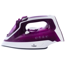 Праска з парою Crownberg CB-7443 керамічне покриття 2200 Вт фіолетовий з білим