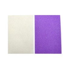 / Фоаміран, EVA, 1,8 мм з глітером. 10 арк 20*30см Самоклейка Фіолетовий