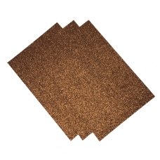 / Фоаміран, EVA, 1,8 мм з глітером. 10 аркушів 20 * 30см Самоклейка Коричневий