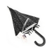 / Парасолька Real Star RST908 унісекс, тростина, 3D, напівавтомат, чорний