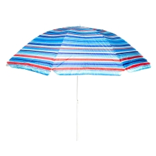 Пляжна садова парасолька 2 м Best-12 Смужки №2 Anti-UV з нахилом різнокольоровий