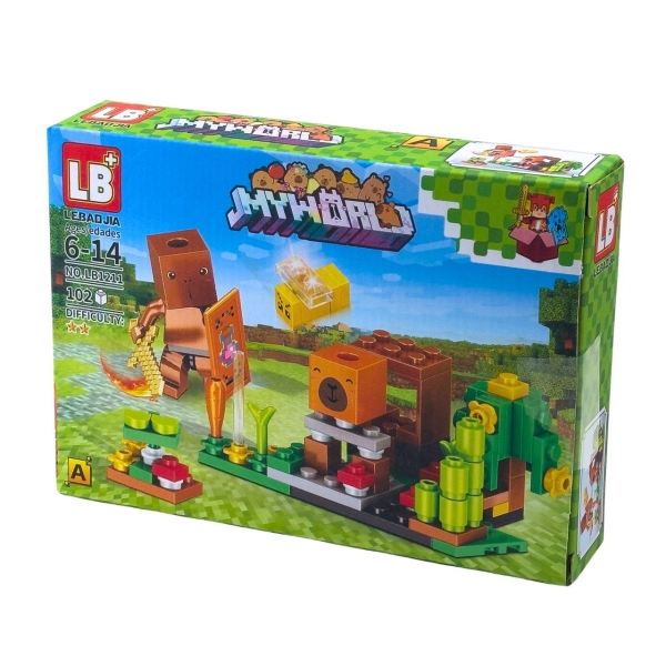 Конструктор Minecraft LB1211 My World 102 деталі
