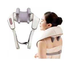 Ударний масажер з підігрівом для спини та плечей Massager Neck Shoulder Z9 new