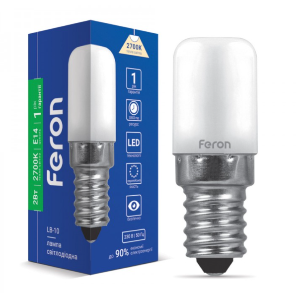 Лампа світлодіодна LED Feron LB-10 E14 2W 2700K 160Lm теплий