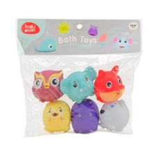 Набір іграшок для купання Тваринки Y8619 6 предметів різнобарвний