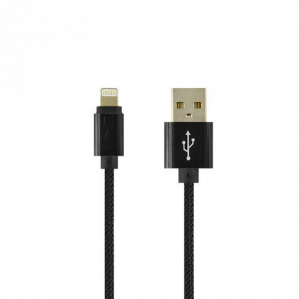 / Кабель USB-iPhone MAGNETIC CLIP-ON LIGHTNING чорний