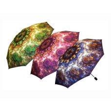 / Парасолька унісекс, механічна, складна, кольорова