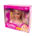 Лялька-манекен для створення зачісок Limo Toy 868-5-9 з аксесуарами 20 см рожевий