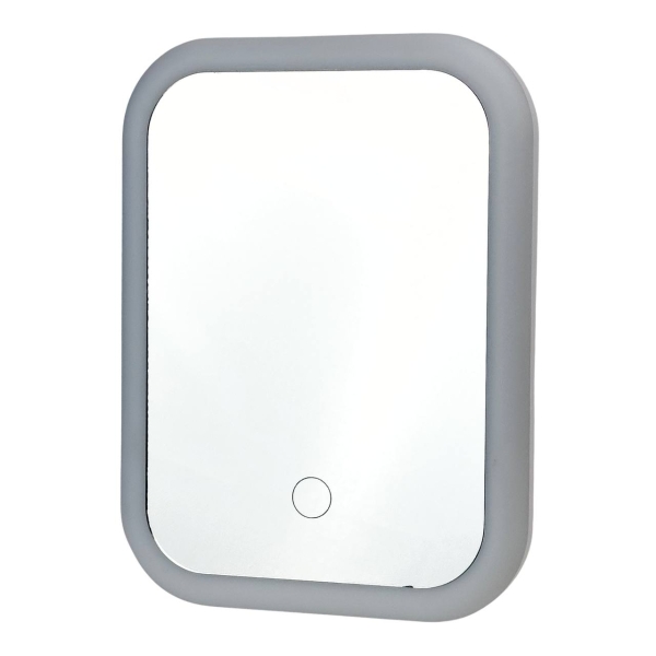 Дзеркало косметичне настільне з LED підсвіткою Bailong BL-JG-002 білий