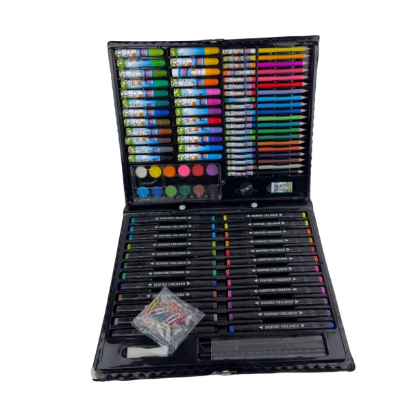 Набір для малювання 160 предметів Artistic Cat MK5436 у валізці різнобарвний