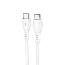Кабель Wibrand Boa 60W PVC charging data cable C to C 1m White new