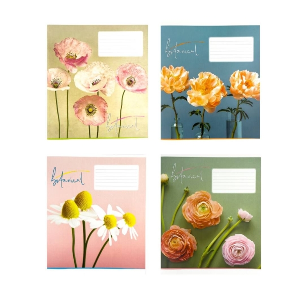 Зошит 96 аркушів клітинка # Поліграфіст 840 Botanical