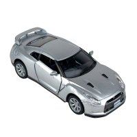Іграшкова машинка моделька KiNSMART KT5340W Nissan GT-R R3 2009 метал 12 см інерційна сірий