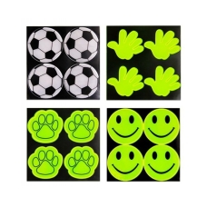 / Набор светоотратражающих наклеек ST-7201 (4шт.) фигурные MIX