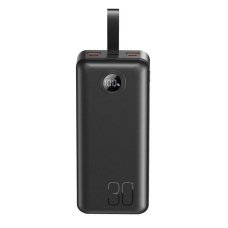 Універсальна мобільна батарея 30000 mAh XO PR240 22.5 W повербанк з дисплеєм чорний