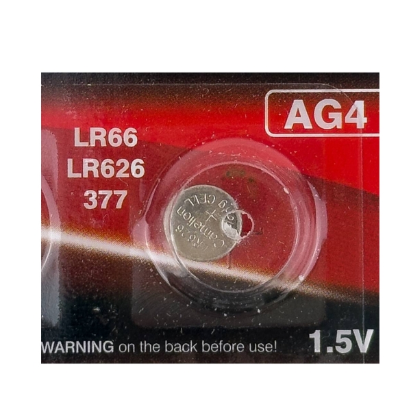 Батарейка кругла (таблетка) Camelion AG4 LR626 LR66 лужна