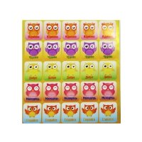 / Оцінююча наклейка "Сови"