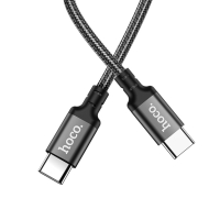 Кабель Type-C/Type-C 1 м HOCO X14 60 Вт 3 А чорний
