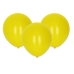 Повітряна куля 20 см Balloons 100 шт жовтий