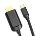 Відеокабель Type-C/HDMI 1 м Vention CGUBF чорний