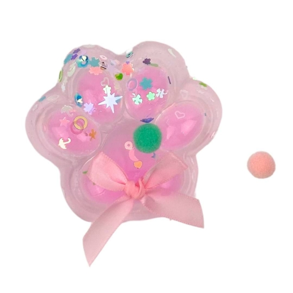 Іграшка антистрес сквіш 7 см Лапка SA0216-4 рожевий