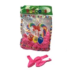 / Кулька перламутрова РОЖЕВА 10" 1,2гр 100шт/уп (штучные)