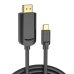 Відеокабель Type-C/HDMI 1 м Vention CGUBF чорний Відеокабель Type-C/HDMI 1 м Vention CGUBF чорний