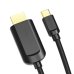 Відеокабель Type-C/HDMI 1 м Vention CGUBF чорний Відеокабель Type-C/HDMI 1 м Vention CGUBF чорний