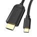 Відеокабель Type-C/HDMI 1 м Vention CGUBF чорний Відеокабель Type-C/HDMI 1 м Vention CGUBF чорний